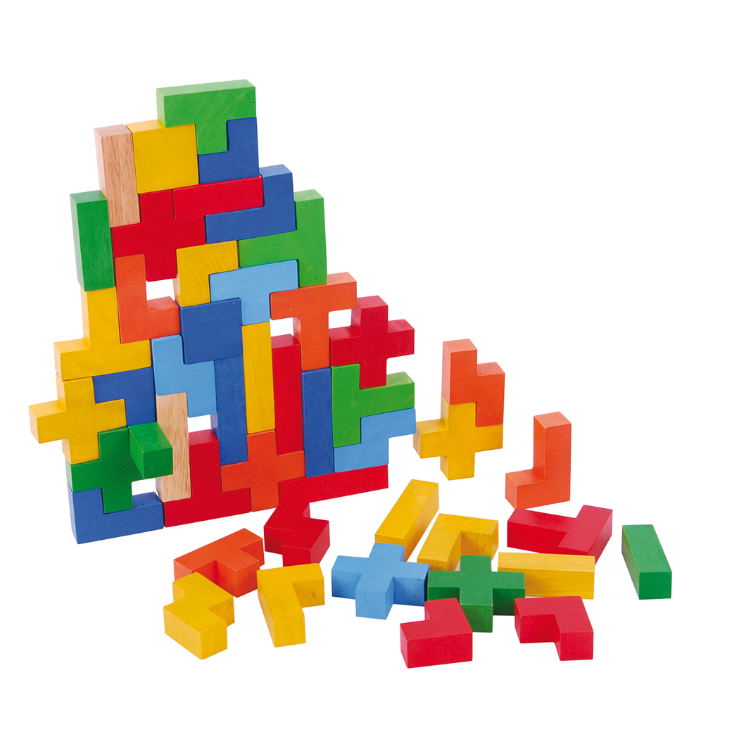 Colorful Tetris Blocks