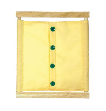 Buttoning Frame with large buttons