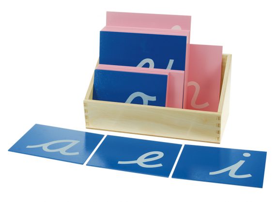 Sandpaper Letter : Cursive